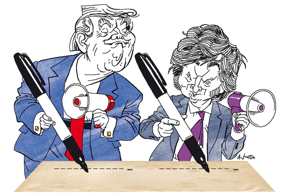 Donald Trump y Javier Milei