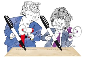 Donald Trump y Javier Milei