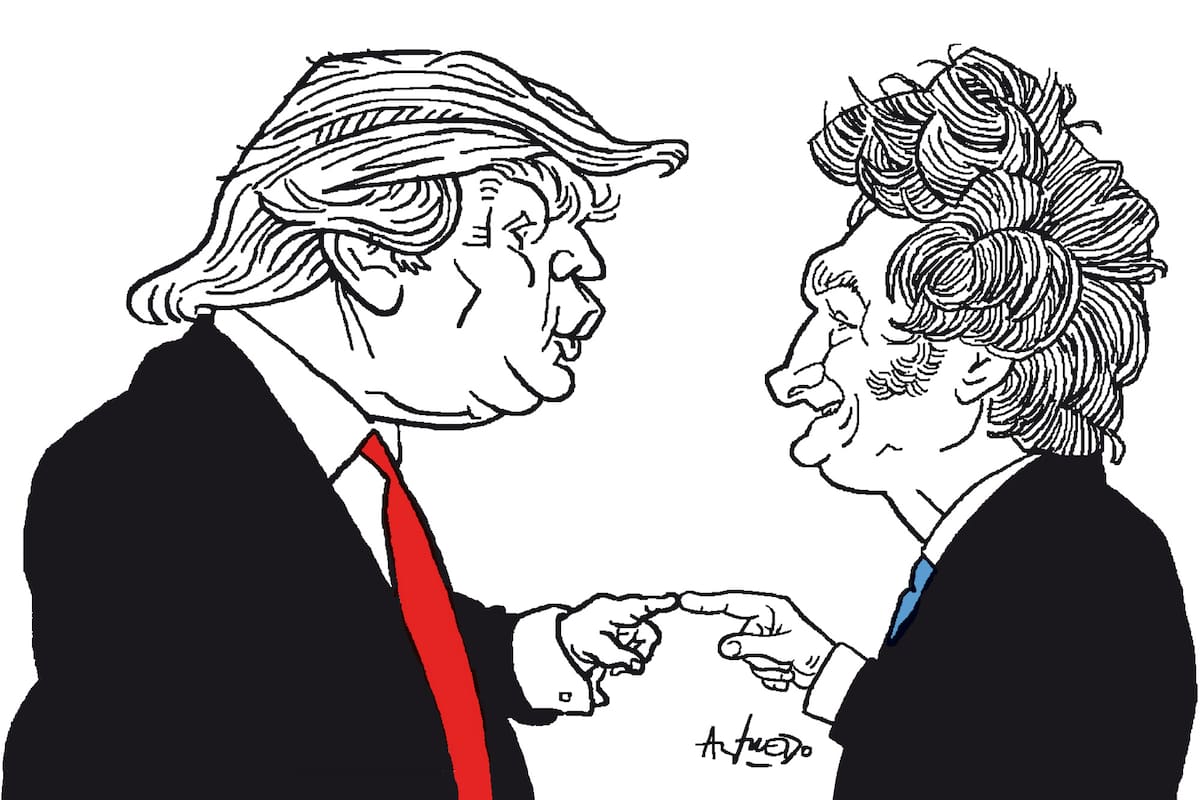 Donald Trump y Javier Milei