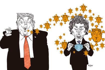 Donald Trump y Javier Milei