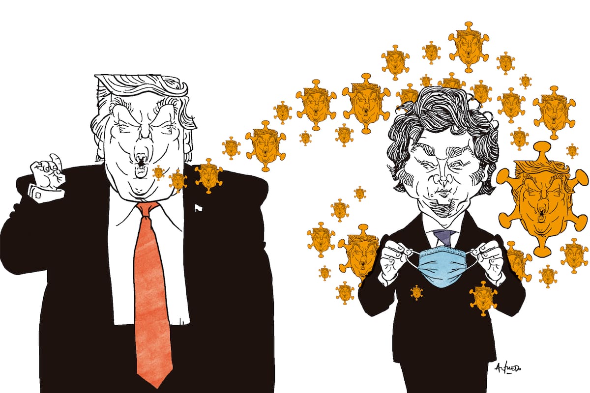 Donald Trump y Javier Milei