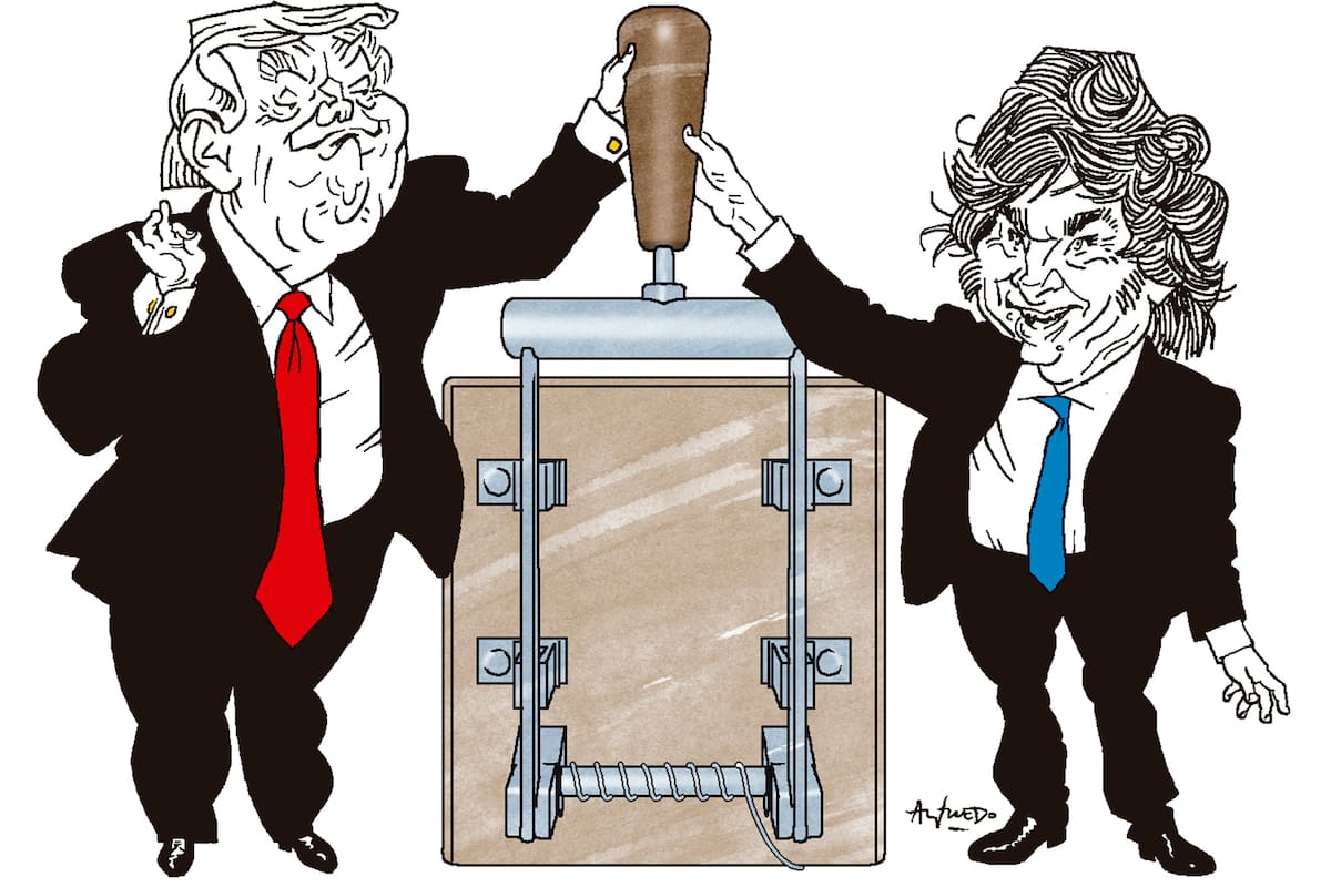 Donald Trump y Javier Milei