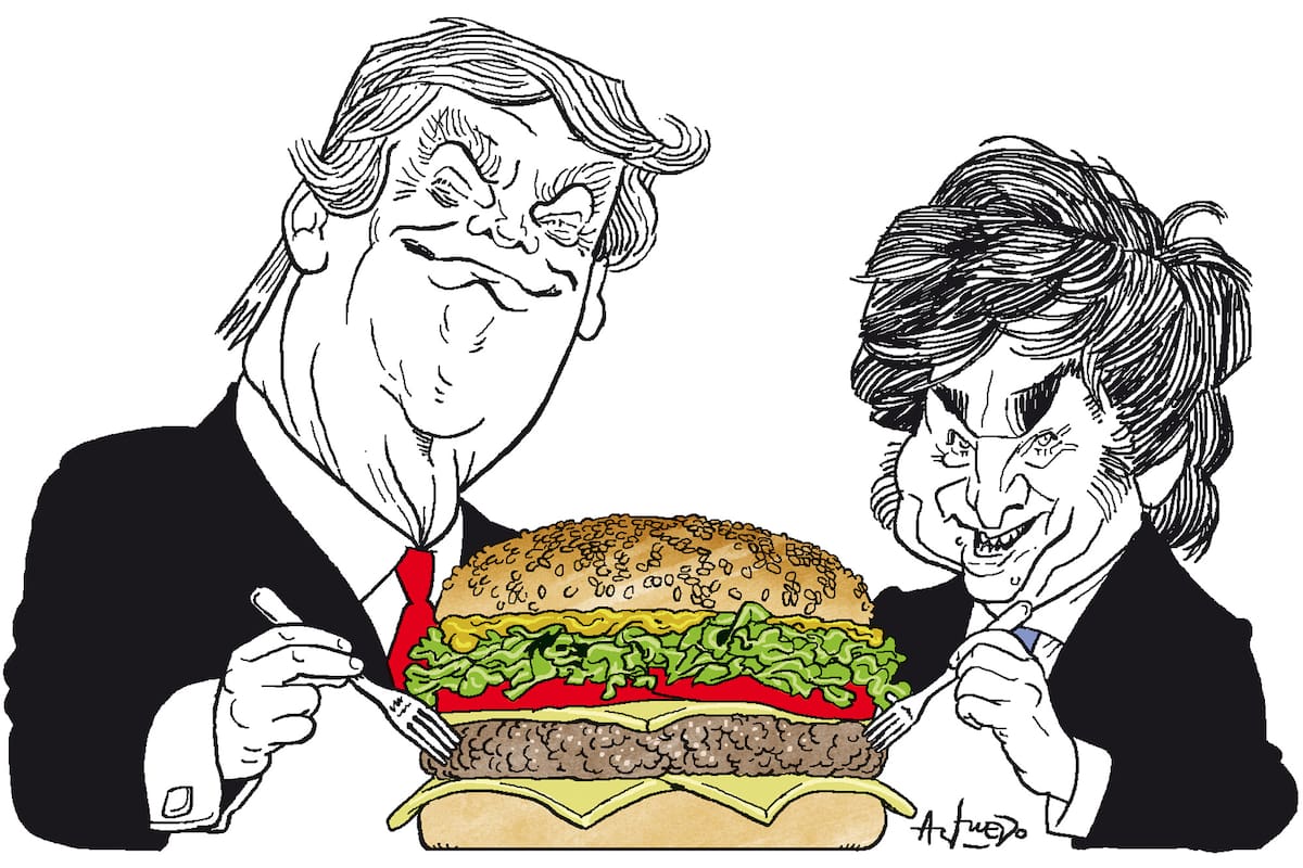 Donald Trump y Javier Milei