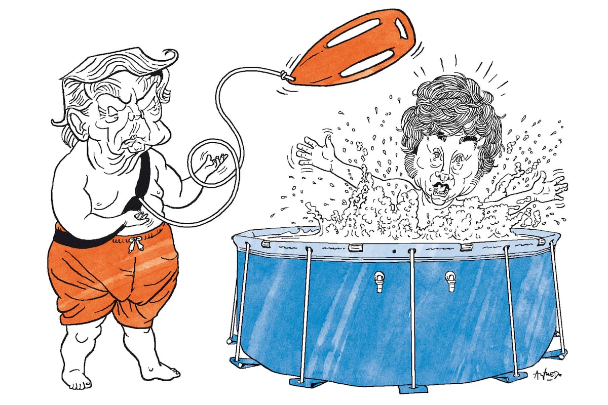 Donald Trump y Javier Milei