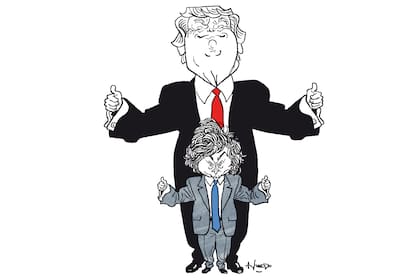 Donald Trump y Javier Milei