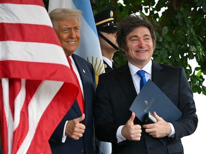 Donald Trump y Javier Milei en Estados Unidos