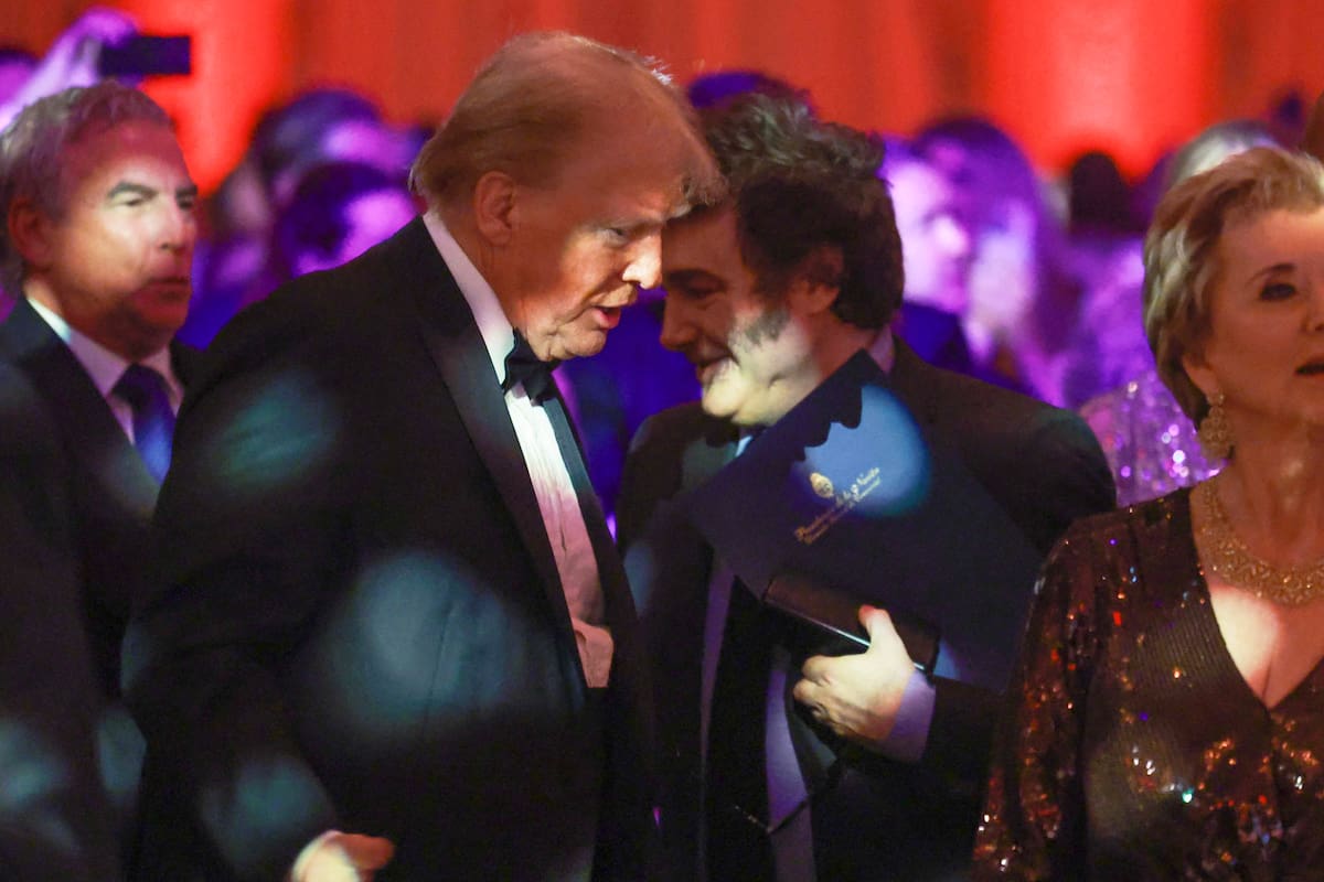 Donald Trump y Javier Milei en Mar-a-Lago