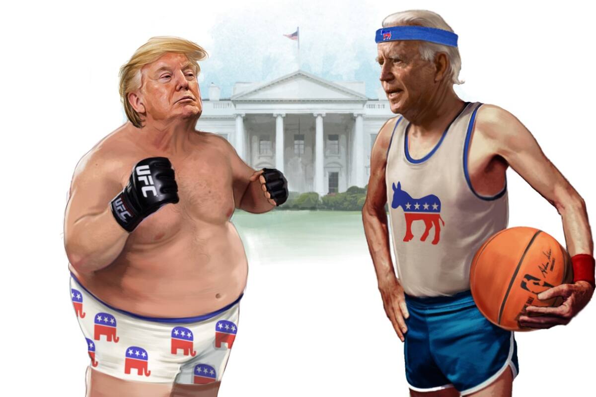 Donald Trump y Joe Biden, los protagonistas de las elecciones en los Estados Unidos