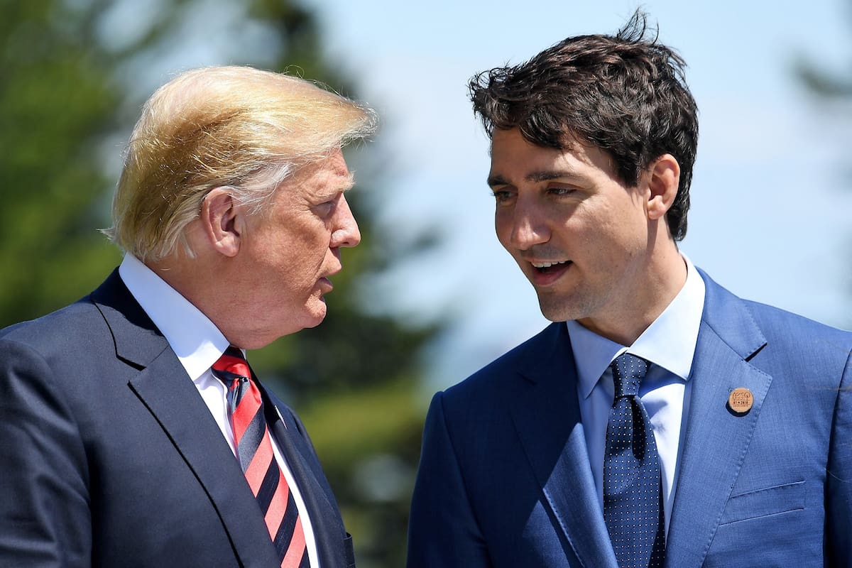 Donald Trump y Justin trudeau