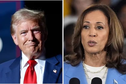 Donald Trump y Kamala Harris
