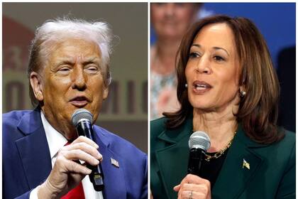 Donald Trump y Kamala Harris, los candidatos presidenciales de estas elecciones 2024 en EE.UU.