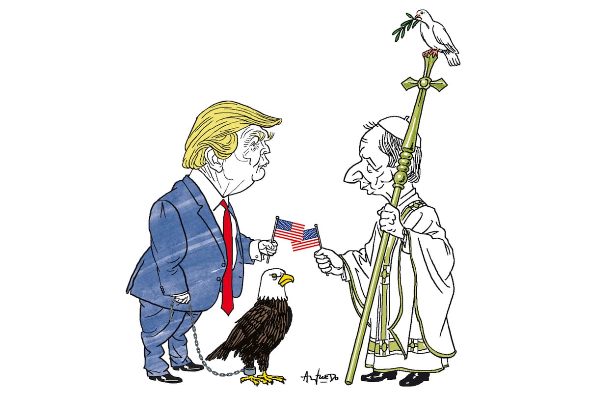 Donald Trump y León XIV