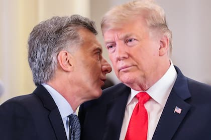 Donald Trump y Mauricio Macri.