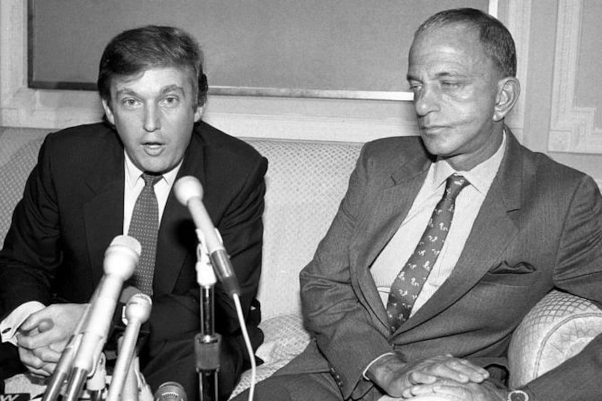 Donald Trump y Roy Cohn