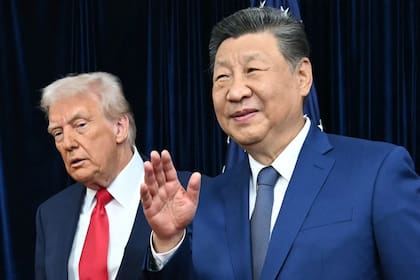Donald Trump y Xi Jinping, presidente de China