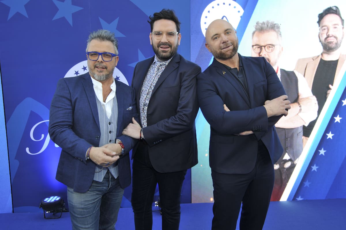 Donato y sus colegas jurados en la espera del nuevo MasterChef