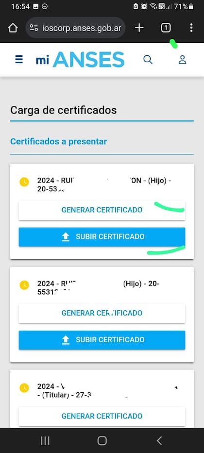 Dónde descargar el formulario y dónde subirlo