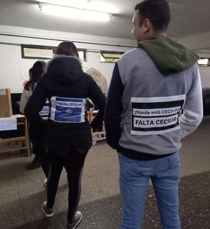 ¿Dónde está Cecilia? y Falta Cecilia, los mensajes en los votantes chaqueños