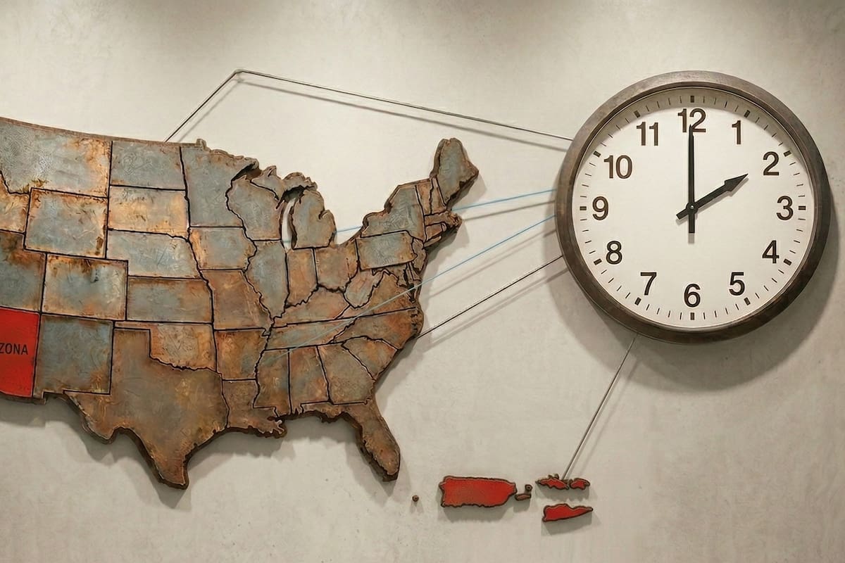 ¿Dónde no se aplica el cambio de hora en Estados Unidos?