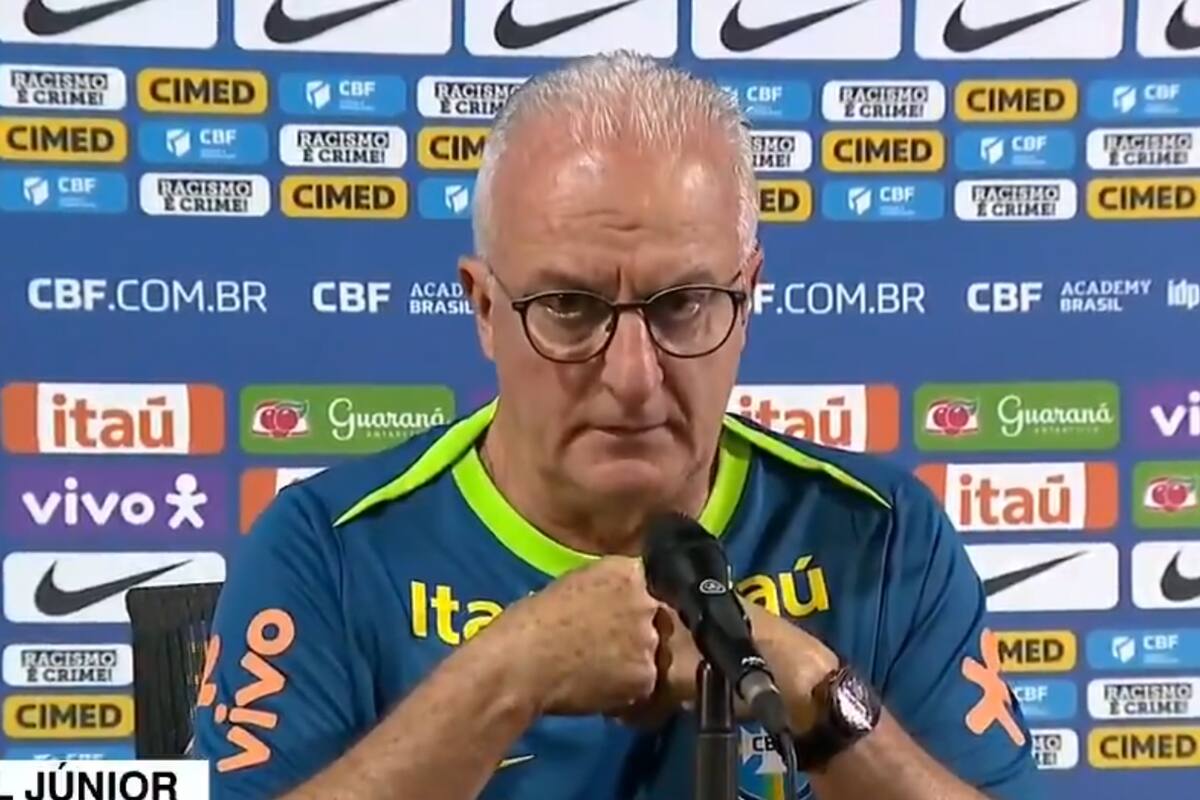 Dorival Junior, en conferencia de prensa, antes de enfrentar a la Argentina