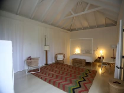 Dormitorio de la casa de Epstein