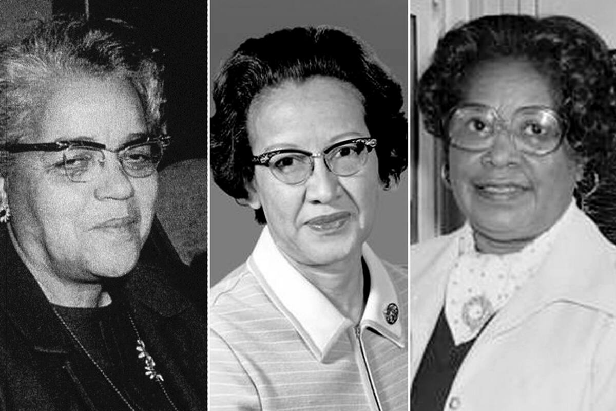 Dorothy Vaughan, Katherine Johnson y Mary Jackson