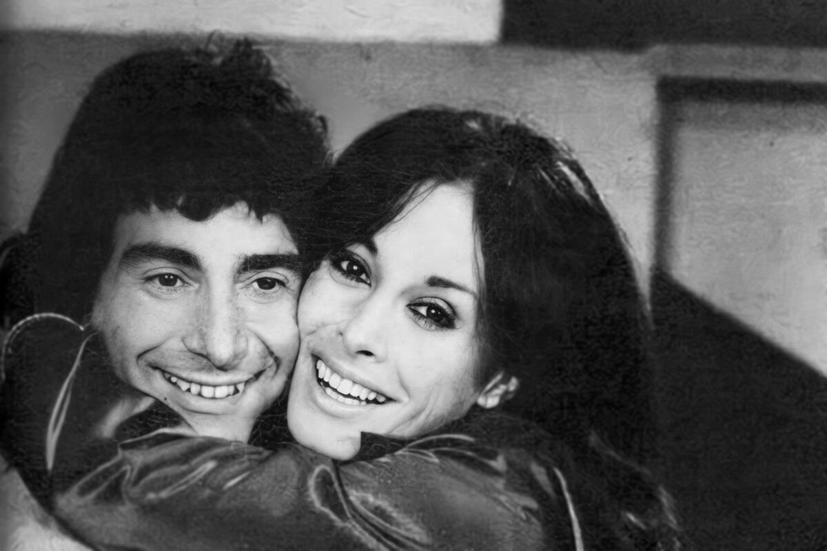 Dos a quererse, una telenovela de canal 13, de 1974
Claudio García Satur y Thelma Biral