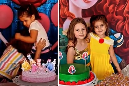 Dos años después, las pequeñas pudieron festejar juntas su cumpleaños