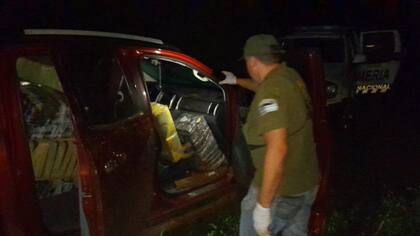 Dos camioneta robadas en La Matanza aparecieron como transporte de drogas en Misiones