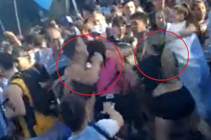 Dos chicas fueron golpeadas por dos violentos