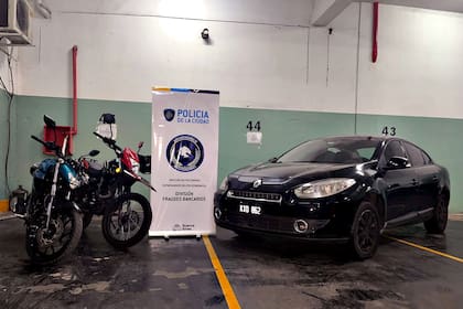 Dos de las motos y un vehículo secuestrados a los sospechosos