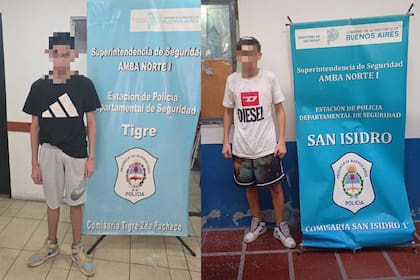 Dos de los detenidos por la Policía bonaerense