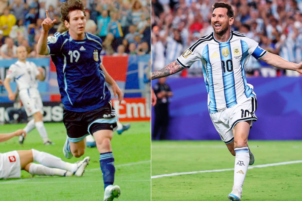Dos décadas después, Messi rompe todos los récords de los mundiales