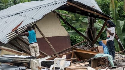 Dos días después de que un terremoto de magnitud 7.2 golpeara al suroeste de Haití, vino otro desastre natural: la tormenta tropical Grace.