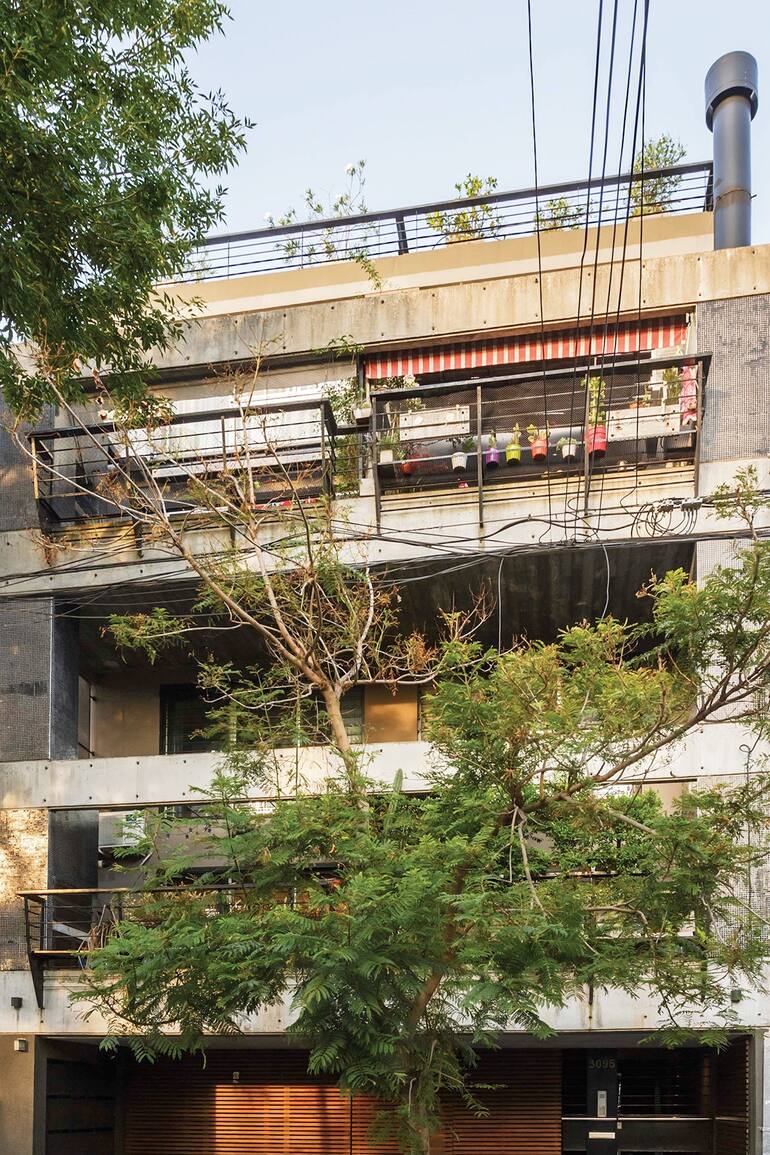 Dos hermanas mellizas y los cuñados de una de ellas eligieron mudarse con sus familias a un mismo edificio de Cohglan.