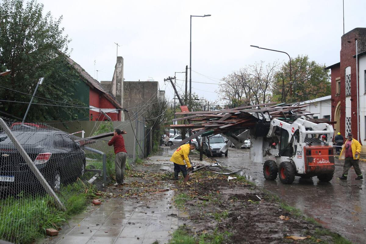 Dos hombres murieron electrocutados durante la tormenta