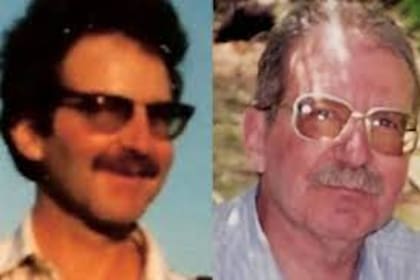 Dos imágenes de Jacques Leveugle en distintos momentos de su vida