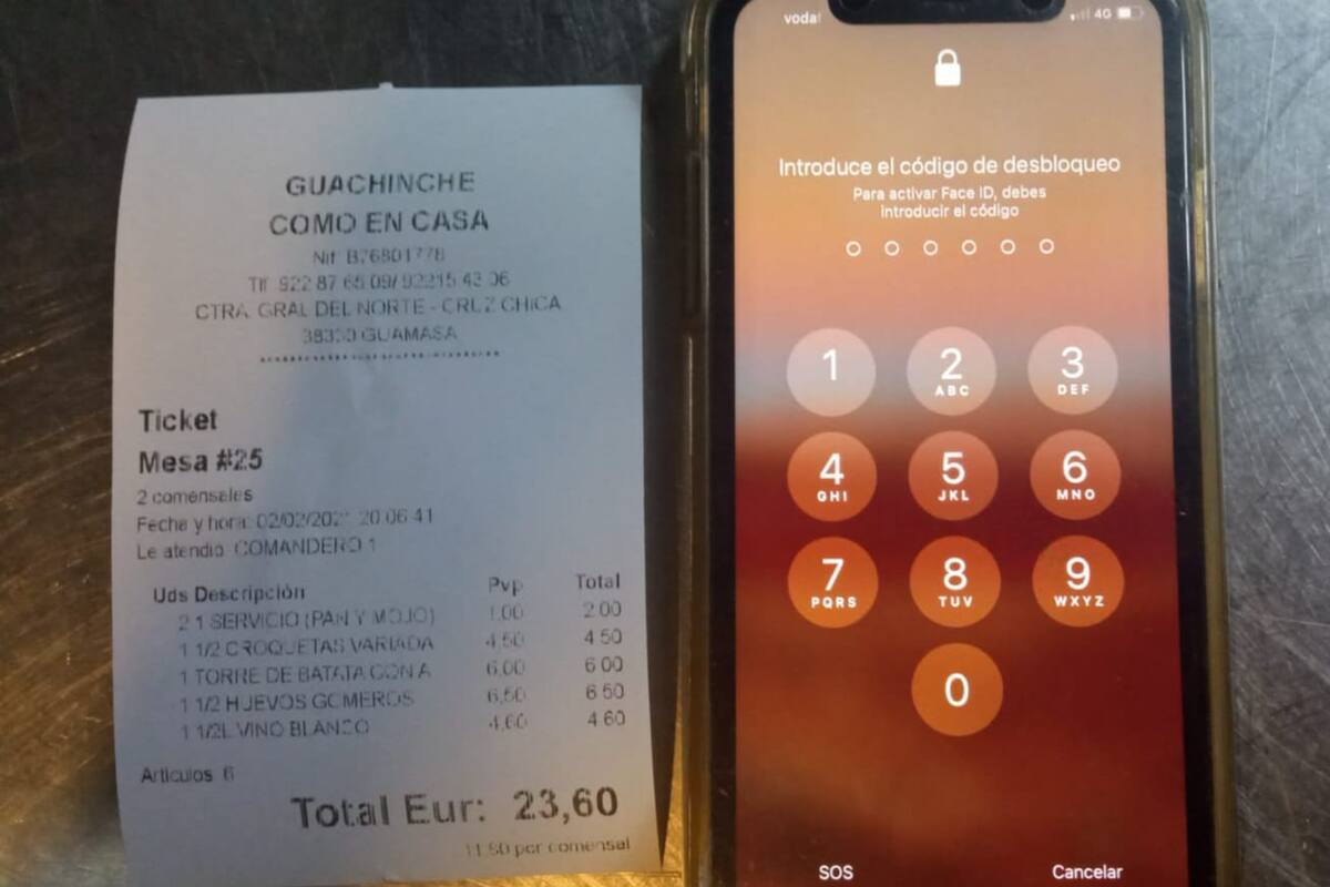 Dos jóvenes escaparon de un bar para no pagar y olvidaron un Iphone valuado en $100.000