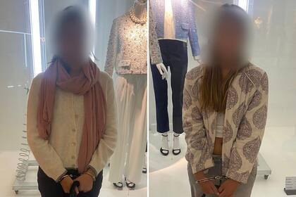Dos jóvenes españolas de 21 y 22 años fueron detenidos el jueves pasado por tentativa de robo de un local de ropa en el shopping Alto Palermo