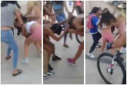 Dos jóvenes se trenzaron a golpes en las Plaza Bicentenario de San Juan; horas más tarde, hicieron lo mismo sus madres, que quedaron detenidas una semana