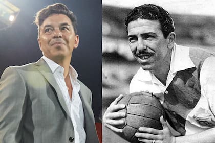 Dos leyendas de River: Marcelo Gallardo y Ángel Labruna