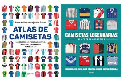 Dos libros que recuperan las historias de las camisetas.