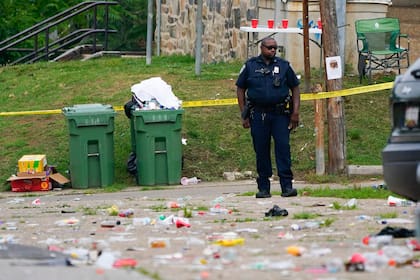 Dos muertos y decenas de heridos durante una fiesta callejera que se llevaba a cabo en la ciudad estadounidense de Baltimore