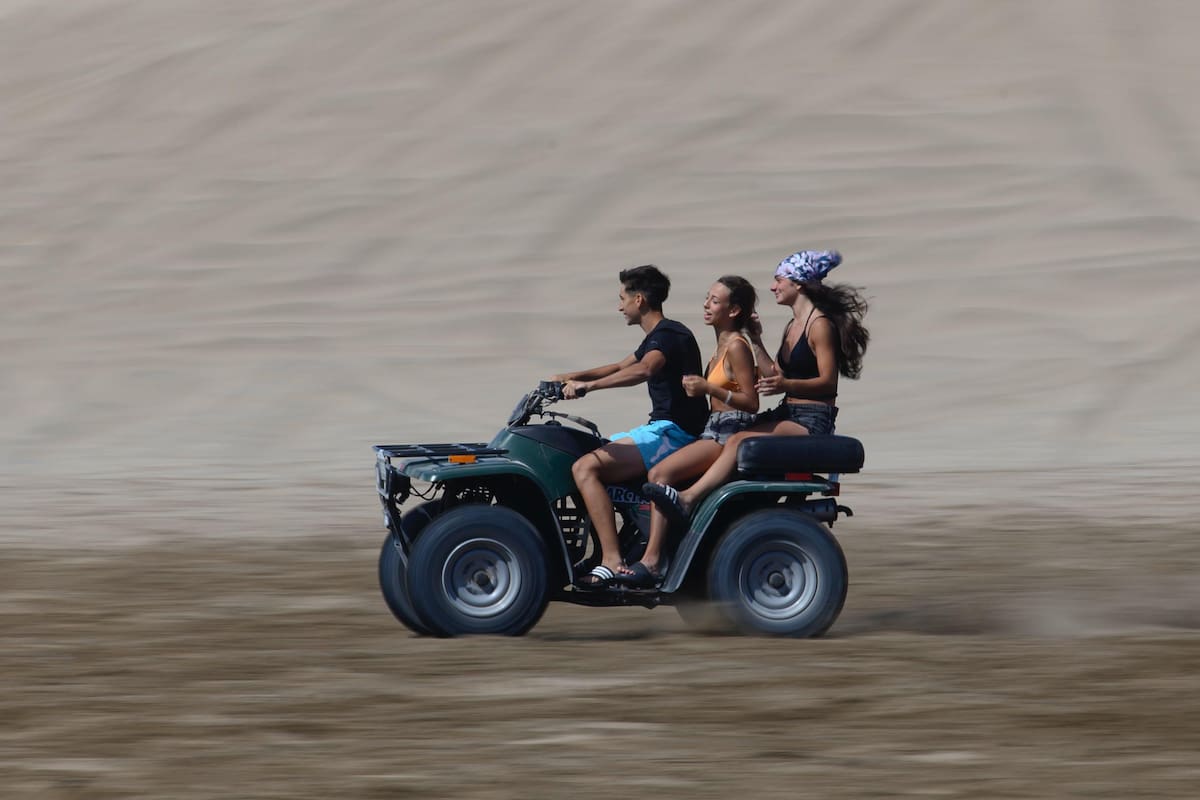 Dos mujeres resultaron heridas en un accidente de cuatriciclo en la zona del Camping Pucará (foto ilustrativa)