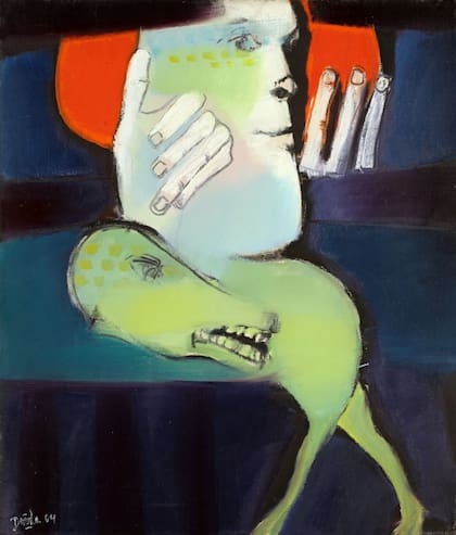 "Dos patas", otra obra de Miguel Dávila