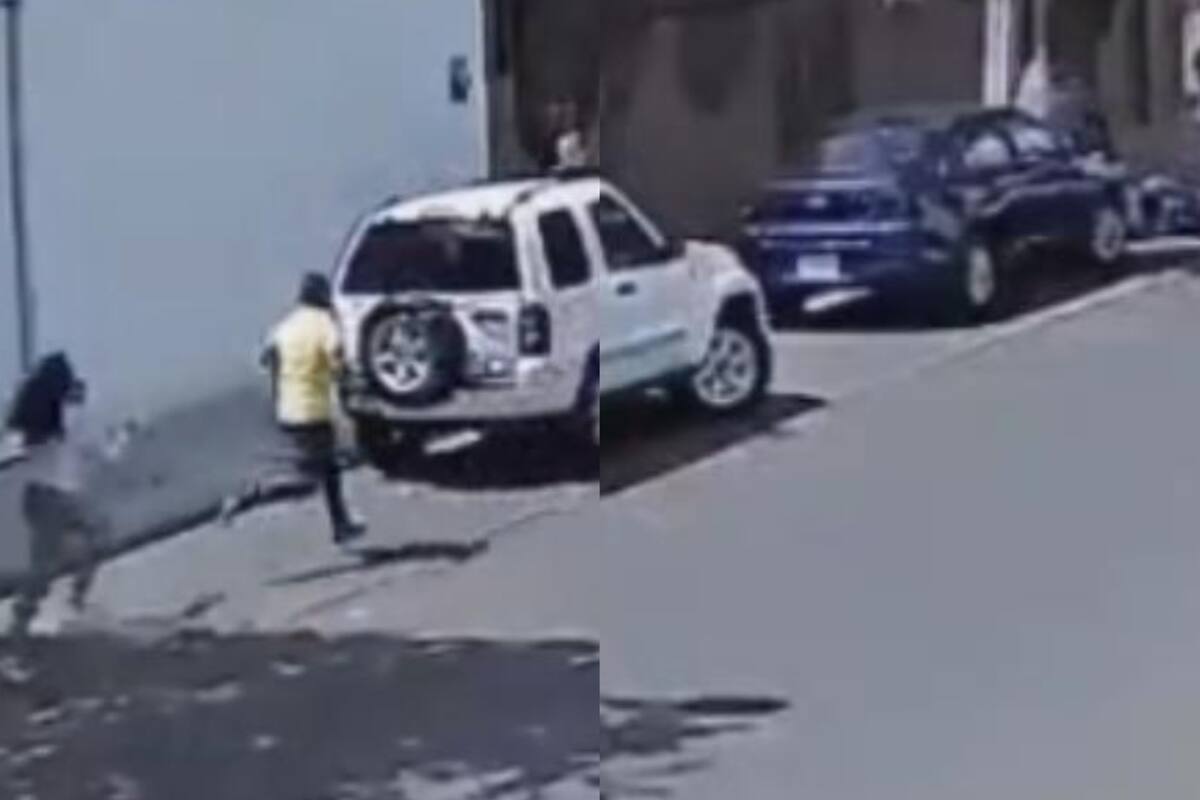 Dos personas están involucradas en el robo, sin embargo, solo lograron agarrar a una. FOTO: TikTok: @jorgegogld