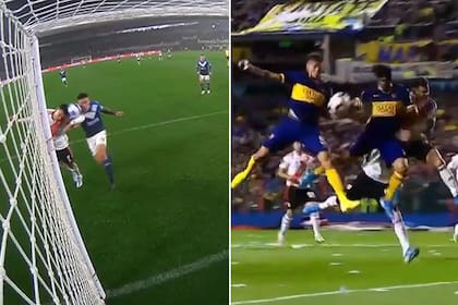 Dos situaciones similares, con un mismo protagonista, River, pero con diferentes consecuencias: la mano de Matías Suárez no fue gol propio contra Vélez este miércoles, y la de Emmanuel Mas impidió un tanto de Boca en la semifinal de 2019, también por la Copa Libertadores.