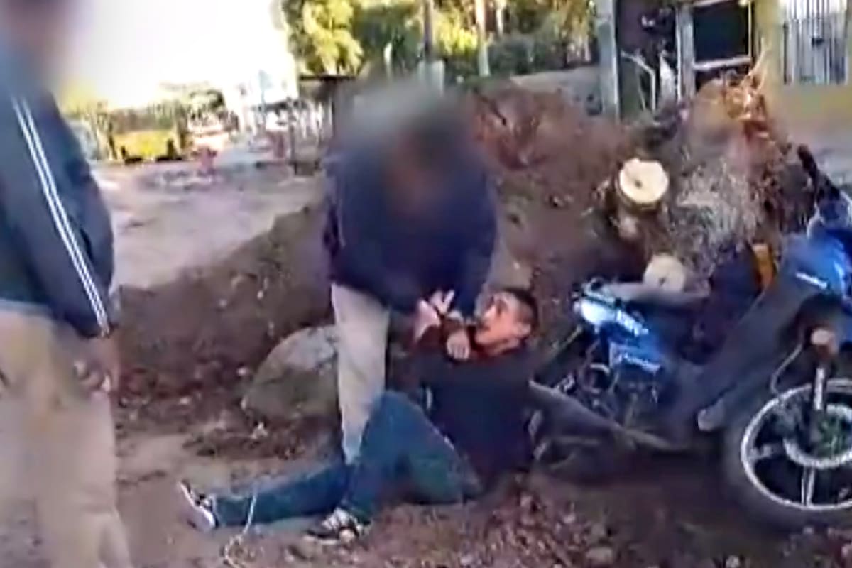 Dos trabajadores detuvieron a un motochorro en Rosario