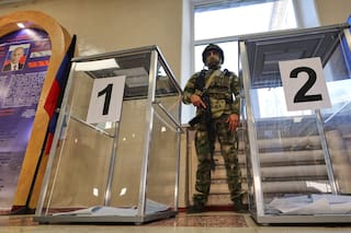 Rusia celebra votación parlamentaria en zonas que le arrebató a Ucrania en la guerra