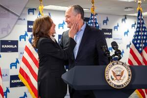 Douglas Emhoff y Kamala Harris